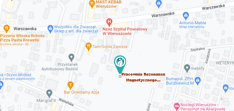 mapa dojazdu do Aura Medic Kwidzyn